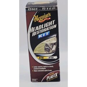 MEGUIARS HEADLIGHT RESTORATION KIT New Without Microfiber Towel
